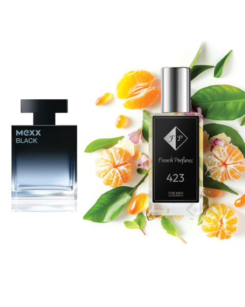 Nr423 smaržas, ko iedvesmoja Mexx - Black Men 33 ml