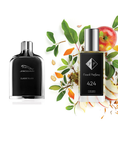 Smaržas Nr. 424, iedvesmotas no Jaguar - Classic Black, 104 ml