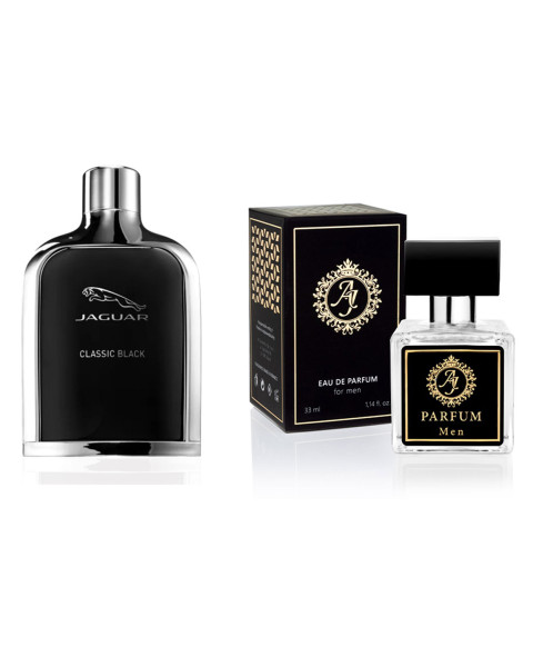 AJ Deluxe smaržas Nr. 424, iedvesmotas no Jaguar - Classic Black, 50 ml