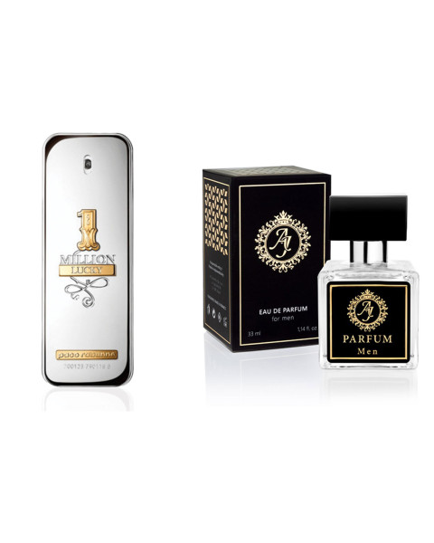 AJ Deluxe smaržas Nr. 458, iedvesmotas no Paco Rabanne - 1 Million Lucky, 33 ml