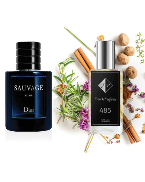 Smaržas Nr. 485, iedvesmotas no Dior - Sauvage Elixir, 104 ml