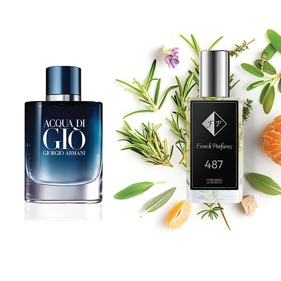 Nr487 Giorgio Armani iedvesmotās smaržas - Acqua di Giò Profondo Lights 60 ml