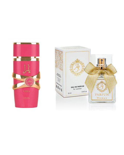 AJ Deluxe smaržas Nr. 786, iedvesmotas no Lattafa Yara Candy, 50 ml