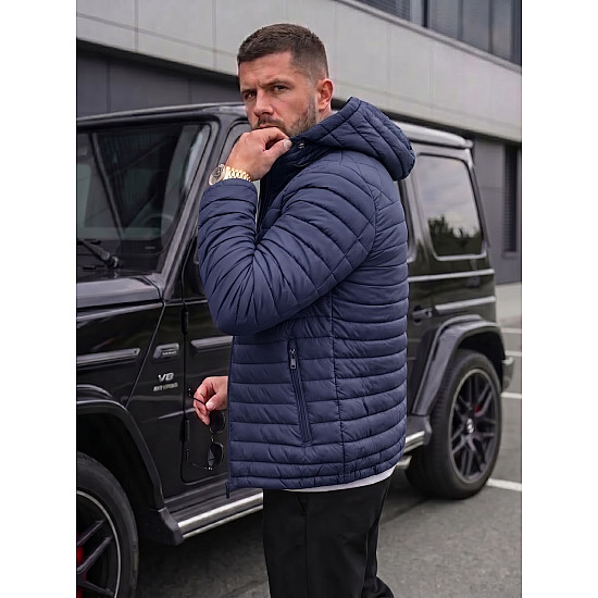 Vīriešu tumši zila jaka „Astor“