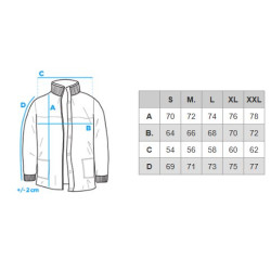 Vīriešu melna ziemas jaka Blake