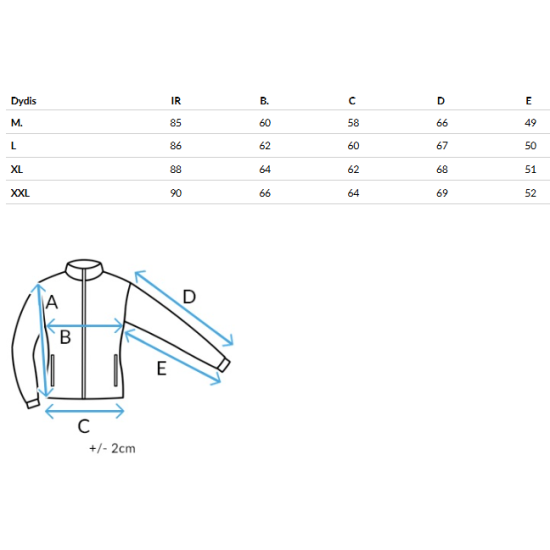 Vīriešu tumši zila ziemas jaka Space