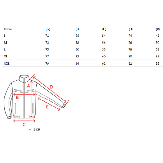 Vīriešu melna ziemas jaka Ross