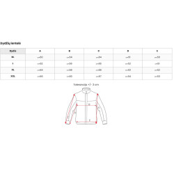 Pārejas pelēka jaka Mond