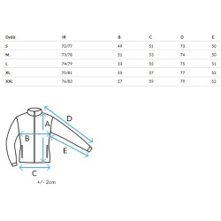 Sieviešu pildīta melna jaka Almi