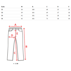 Vīriešu melnas bikses Rio