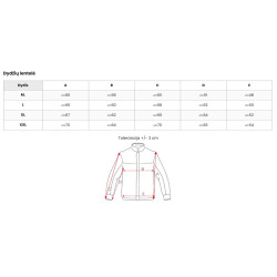 Vīriešu melna divpusējā jaka Conrad