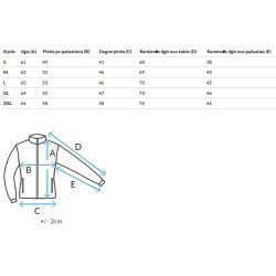 Sieviešu pārejas melna jaka Elin