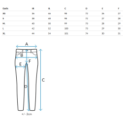 Sieviešu brūnas bikses Cargo