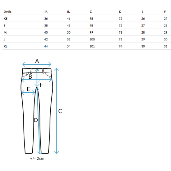 Sieviešu brūnas bikses Cargo