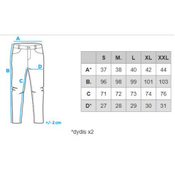 Vīriešu zilie džinsi Andre