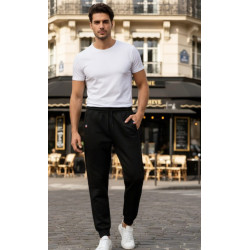 Vīriešu melnas bikses Reben