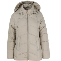 Sieviešu jaka Camil brūnā krāsā