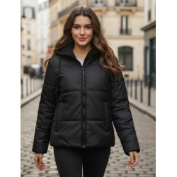 Sieviešu jaka Alin melnā krāsā