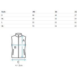 Women's brown hooded vest Warm