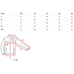 Men's white winter jacket Jupiter