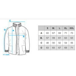 Vīriešu melna jaka Eden