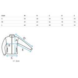 Sieviešu brūna pārejas jaka Angel