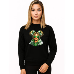 Sieviešu melns džemperis Lietuviete džemperī