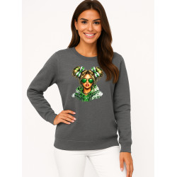 Sieviešu pelēks džemperis Lietuviete džemperī