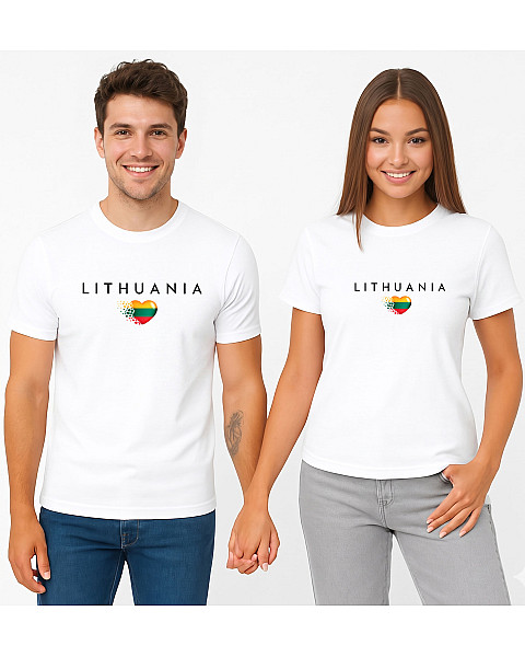 Baltu krekliņu komplekts „Lietuva“ (melns)