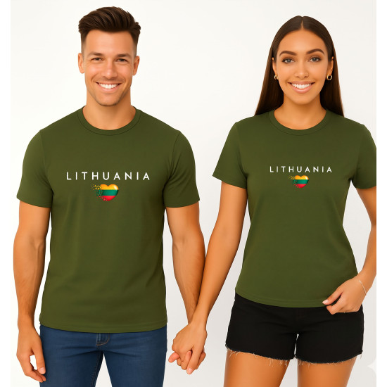 Chaki kreklu komplekts „Lietuva“ (balts)