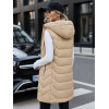 Sieviešu brūna izšūta veste Foxy Sieviešu vestes