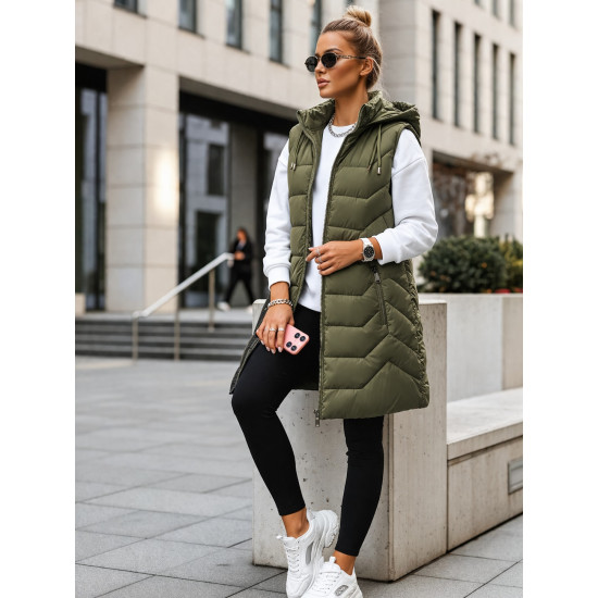 Sieviešu tumši zaļā izšūta veste Foxy Sieviešu vestes