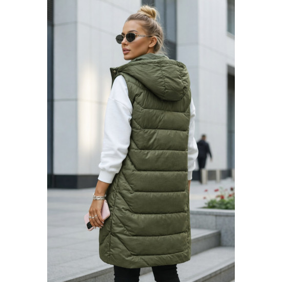 Sieviešu tumši zaļā izšūta veste Foxy Sieviešu vestes