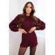 Sieviešu bordo krāsas kombinezons Elic