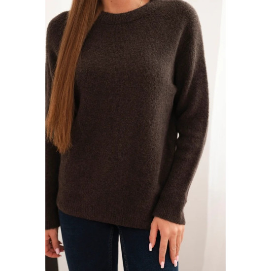 Sieviešu brūns džemperis Arol