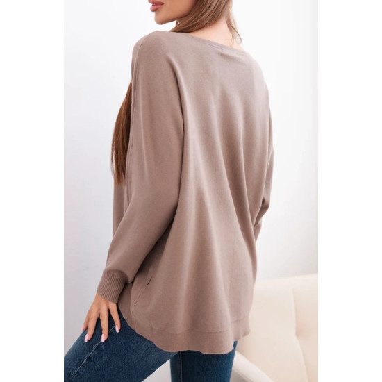 sarkans adīts džemperis Anita.