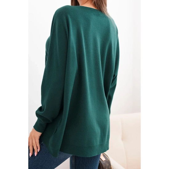 Sieviešu tumši zaļš džemperis Star