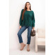 Sieviešu tumši zaļš džemperis Star