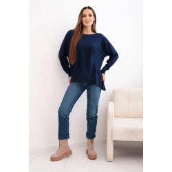 Sieviešu tumši zils džemperis Star