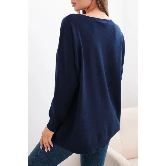 Sieviešu tumši zils džemperis Star