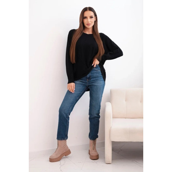 Sieviešu melns džemperis Star