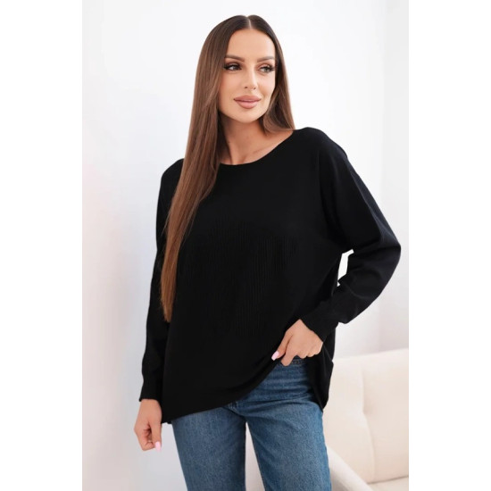 Sieviešu melns džemperis Star