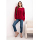 Sieviešu bordo džemperis Star