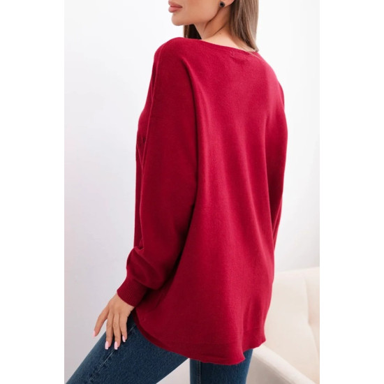 Sieviešu bordo džemperis Star