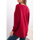 Sieviešu bordo džemperis Star