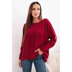 Sieviešu bordo džemperis Star