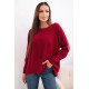 Sieviešu bordo džemperis Star