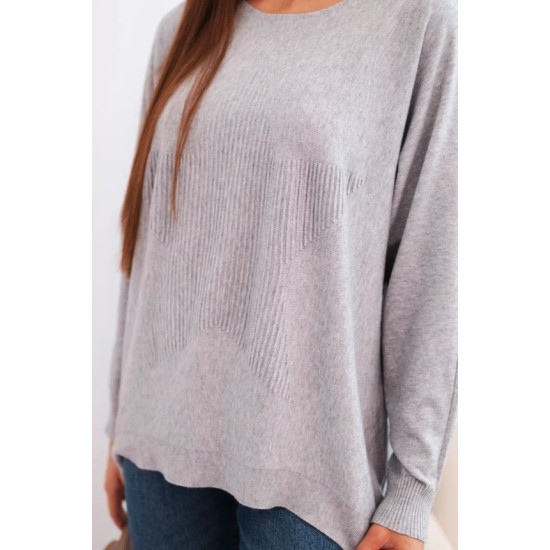 Sieviešu pelēks džemperis Star