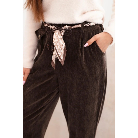 Sieviešu brūnas bikses Rica