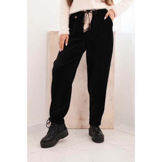 Sieviešu bikses melnā krāsā Rica